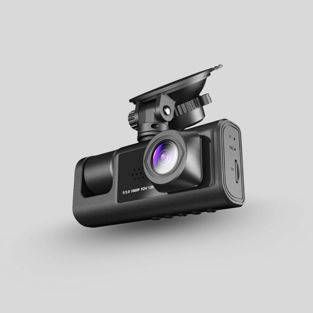 WiFi 3-Channel Dash Cam – Front, Inside & Rear | FHD 1080P Mini Car DVR